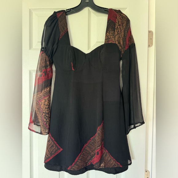 Stone Cold Fox 🦊 Montana Violante Print Dress XS/S aka 1 - Picture 5 of 9